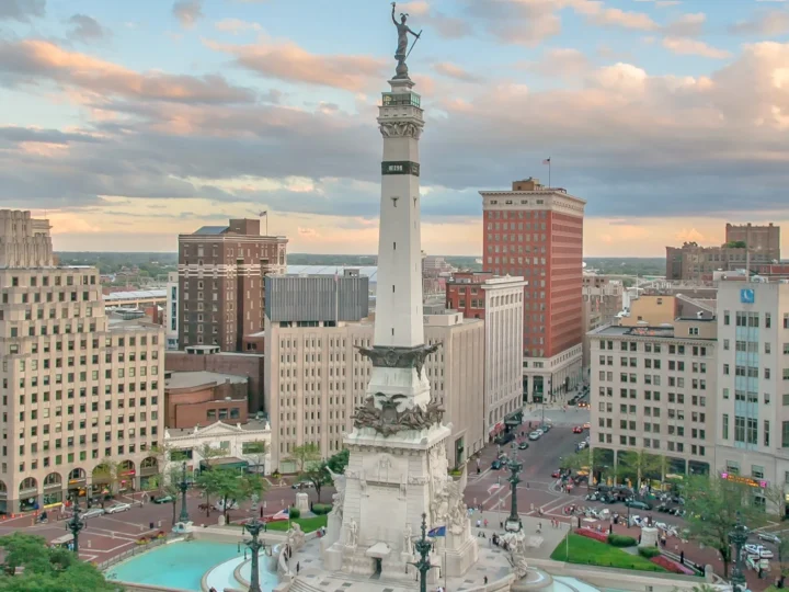 Attractions in the Indianapolis, Indiana, USA