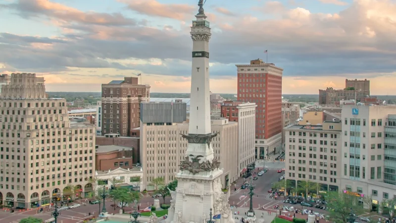 Attractions in the Indianapolis, Indiana, USA